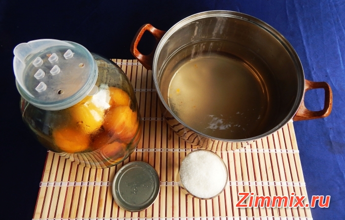 Компот из персиков на зиму рецепт с фото - шаг 3